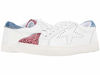 Picture of Steve Madden Rezume Red Multi Fashion Leather & Suede Lace-up Round-Toe Sneakers (Red Multi, 7.5) - Size: 7.5
