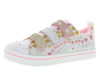 Picture of Skechers S Lights Sparkle Rayz Star Blast Girls Shoes Size 1, Color: White/Multi-White - Size: 1 Big Kid