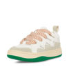 Picture of Steve Madden Women's Roaring Sneaker, White/Green, 8.5 - Size: 8.5