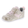 Picture of TSUKIHOSHI 2510 Racer Strap-Closure Machine-Washable Baby Sneaker Shoe with Wide Toe Box and Slip-Resistant, Non-Marking Outsole, Gold/Rose - 4.5 Toddler (1-4 Years) - Size: 4.5 Toddler