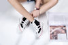 Picture of ALLINNINE Women's Fashion Sneakers Slip On Walking Shoes High Heeled Casual Elevator Shoes Height Increasing 3.15 inches Dressy Sandals - Size: 4.5