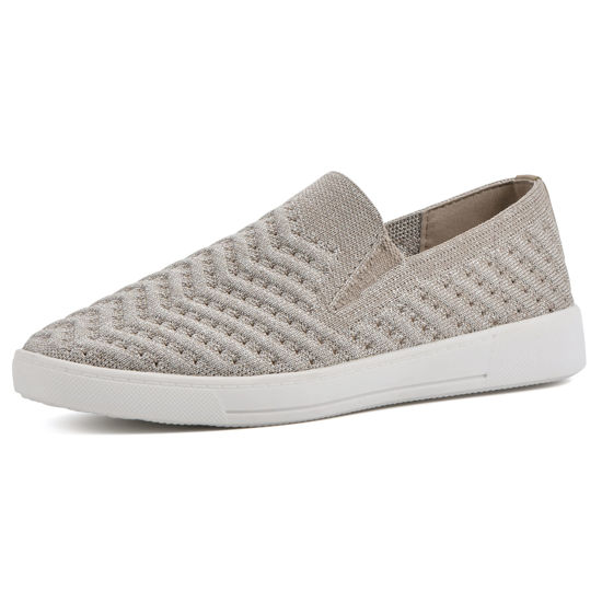 Picture of WHITE MOUNTAIN Women's Courage Sneaker, Gold/Fabric, 7.5 M - Size: 7.5