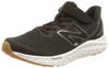 Picture of New Balance Boy's Fresh Foam Arishi V4 Hook and Loop Running Shoe, Black/White, 5 Toddler - Size: 5 Toddler