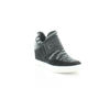 Picture of DKNY Women's High-Top Sneakers - Slip-On Shoes with Hidden Wedges, Black Logo Cosmos, 7.5 - Size: 7.5