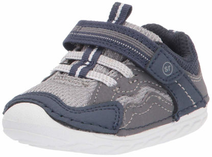 Picture of Stride Rite baby boys Soft Motion Kylo Sneaker, Navy/Gray, 5.5 Infant US - Size: 5.5 Toddler