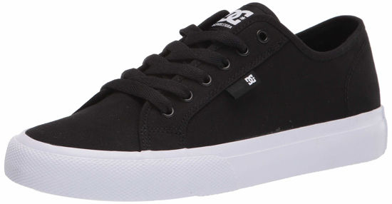 Picture of DC mens Manual Skate Shoe, Black/White, 11 US - Size: 11