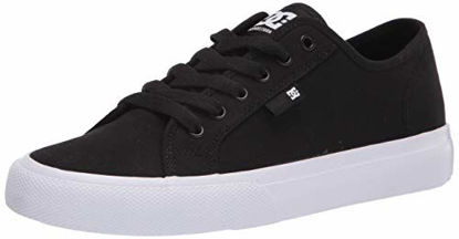 Picture of DC mens Manual Skate Shoe, Black/White, 6 US - Size: 6