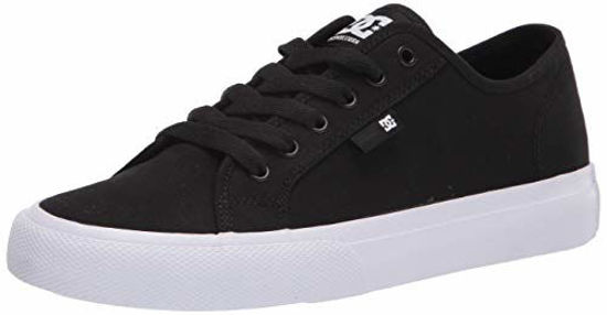 Picture of DC mens Manual Skate Shoe, Black/White, 6 US - Size: 6