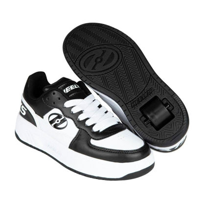 Picture of HEELYS Rezerve Low (Little Big Kid) Wheeled Heel Shoe, Black/White, 6 US Unisex - Size: 6 Big Kid