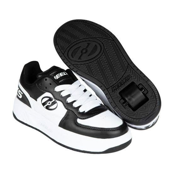 Picture of HEELYS Rezerve Low (Little Big Kid) Wheeled Heel Shoe, Black/White, 6 US Unisex - Size: 6 Big Kid