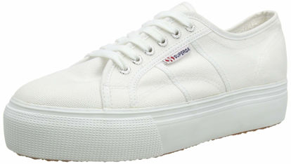 Picture of Superga Women's 2790acotw Linea Up and Down Gymnastics Shoes, White 901 White, 6 B(M) US Women - Size: 6 B(M) US Women