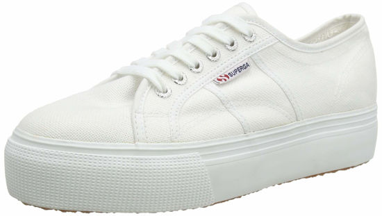 Picture of Superga Women's 2790acotw Linea Up and Down Gymnastics Shoes, White 901 White, 6 B(M) US Women - Size: 6 B(M) US Women