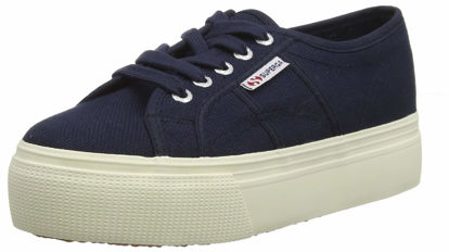Picture of Superga Unisex 2730-Cotu Gymnastics Shoes, Blue Navy 933, 12.5 US Women - Size: 12.5