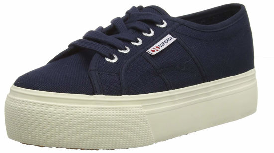 Picture of Superga Unisex 2730-Cotu Gymnastics Shoes, Blue Navy 933, 12.5 US Women - Size: 12.5
