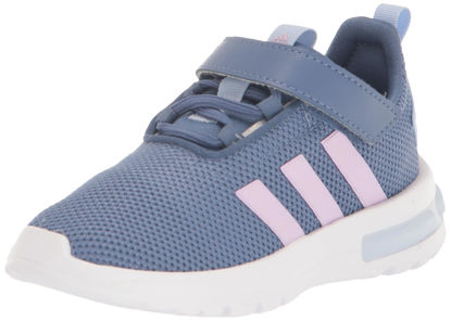 Picture of adidas Baby Racer TR23 Sneaker, Crew Blue/Bliss Lilac/Blue Dawn, 4 US Unisex Infant - Size: 4 Infant