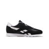 Picture of Reebok Men's Classic Nylon Sneaker, Black/White, 3 - Size: 3
