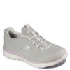 Picture of Skechers Women's Athleisure Sneaker, Light Grey/Lavendar, 8.5 US medium - Size: 8.5
