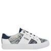 Picture of GUESS Women's LOVEN Sneaker, White/Blue 171, 7 - Size: 7