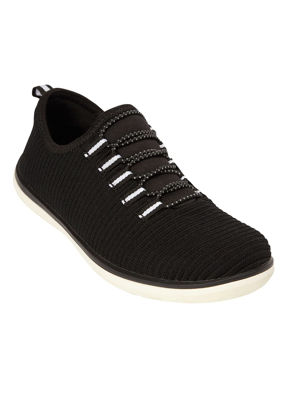 Picture of Comfortview Women's Wide Width Cv Sport Ariya Slip On Sneaker - 12 WW, Black Blue - Size: 12 X-Wide