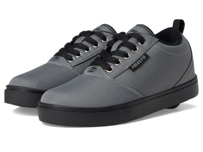 Picture of Heelys Pro 20 (Little Big Kid) Wheeled Heel Shoe, Gray/Black, 2 US Unisex - Size: 2 Little Kid