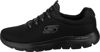 Picture of Skechers Men's Summits Slip On Trainers, Black Black Mesh Trim BBK, 8 - Size: 8