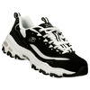 Picture of Skechers Sport Women's D'Lites Lace-Up Sneaker, Black/White, 9.5 M US - Size: 9.5