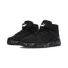 Picture of PUMA Rebound Layup Mid Hook and Loop Sneaker, Black Black, 11.5 US Unisex Little Kid - Size: 11.5 Little Kid