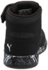 Picture of PUMA Rebound Layup Mid Hook and Loop Sneaker, Black Black, 12.5 US Unisex Little Kid - Size: 12.5 Little Kid