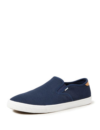 Picture of TOMS Men's Baja Sneaker, Navy Heritage Canvas, 7.5 - Size: 7.5