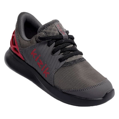 Picture of Kizik Kids Anaheim Slip On Sneakers - Comfortable Knit Walking Shoes for Children and Kids, Girls and Boys Stylish, Convenient, Orthopedic Slip-On Shoes for Athleisure - Floor is Lava Little Kids 10 - Size: 10 Little Kid