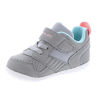 Picture of TSUKIHOSHI 2510 Racer Strap-Closure Machine-Washable Child Sneaker Shoe with Wide Toe Box and Slip-Resistant, Non-Marking Outsole - Gray/Pink, 8.5 Toddler (1-8 Years) - Size: 8.5 Toddler