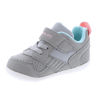 Picture of TSUKIHOSHI 2510 Racer Strap-Closure Machine-Washable Child Sneaker Shoe with Wide Toe Box and Slip-Resistant, Non-Marking Outsole - Gray/Pink, 7 Toddler (1-8 Years) - Size: 7 Toddler