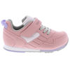 Picture of TSUKIHOSHI 2510 Racer Strap-Closure Machine-Washable Child Sneaker Shoe with Wide Toe Box and Slip-Resistant, Non-Marking Outsole - Rose/Pink, 11.5 Little Kid (4-8 Years) - Size: 11.5 Little Kid