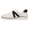 Picture of MIA Alta Lace Up Vegan-Leather Sneakers for Women, Casual Fashion Athletic Shoes, White/Black, Size 6.5 - Size: 6.5
