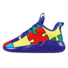 Picture of Soulsfeng Kids Tennis Shoes Lightweight Breathable Boys Running Shoe Fashion Athletic Walking Sneakers for Girls Olympic Blue Puzzle Pattern Little Kid 3 - Size: 3 Little Kid