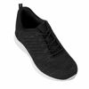 Picture of CALTO Men's Invisible Height Increasing Elevator Shoes - Black/Grey Ultra Lightweight Sporty Sneakers - 2.6 Inches Taller - Q212 - Size 9 D(M) US - Size: 9