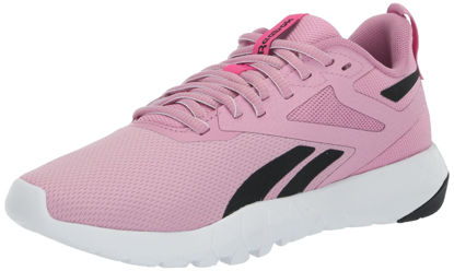 Picture of Reebok Women's Flexagon Force 4 Sneaker, Jasmine Pink/Black/Laser Pink, 7.5 - Size: 7.5