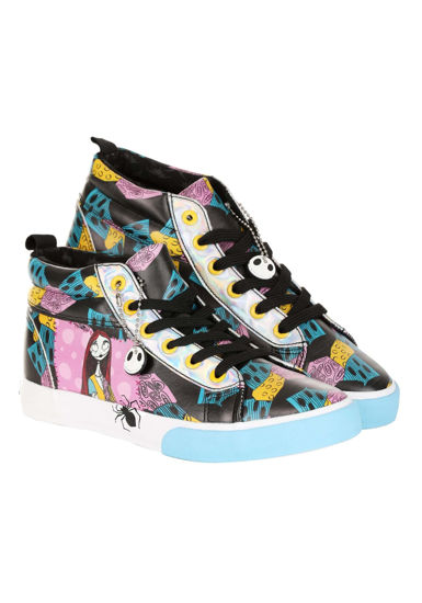 Picture of Ground Up Women's Nightmare Before Christmas Sally High-Top Sneakers Size 9 Multicolor - Size: Size 9