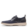 Picture of Rockport Men's Zaden Plain Toe Oxford Sneaker, New Dress Blues Leather/Suede/Ripstop, 8 Wide - Size: 8 Wide