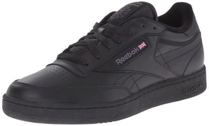 Picture of Reebok Men's Club C Sneaker,Black/Charcoal,6.5 M - Size: 6.5