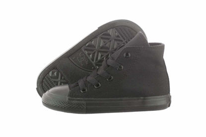 Picture of Converse Baby Chuck Taylor All Star Canvas High Top Sneaker, Black Monochrome, 3 M US Infant - Size: 3 Infant