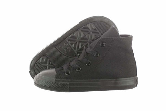 Picture of Converse Baby Chuck Taylor All Star Canvas High Top Sneaker, Black Monochrome, 3 M US Infant - Size: 3 Infant