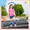 Picture of TSUKIHOSHI 3584 Rainbow Strap-Closure Machine-Washable Shoes for Boys and Girls with Wide Toe Box and Slip-Resistant, Non-Marking Outsole - Navy/Pink, 7.5 Toddler (1-4 Years) - Size: 7.5 Toddler