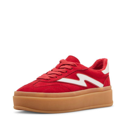 Picture of Madden Girl Women's MIGHTTY Sneaker, Red Multi, 8.5 - Size: 8.5