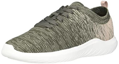 Picture of Clarks Nova Glint Sneaker, Dark Olive, 5.5 Medium - Size: 5.5