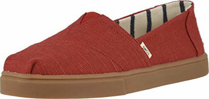 Picture of TOMS Alpargata Cupsole Brick Red Heritage Canvas Cupsole 5.5 B (M) - Size: 5.5 B(M) US