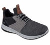 Picture of Skechers Men's Classic Fit-Delson-Camden Sneaker, Black/Grey, 10 - Size: 10