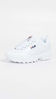 Picture of Fila Men's Disruptor II No-Sew Sneakers White/Navy/Red 11 - Size: 11