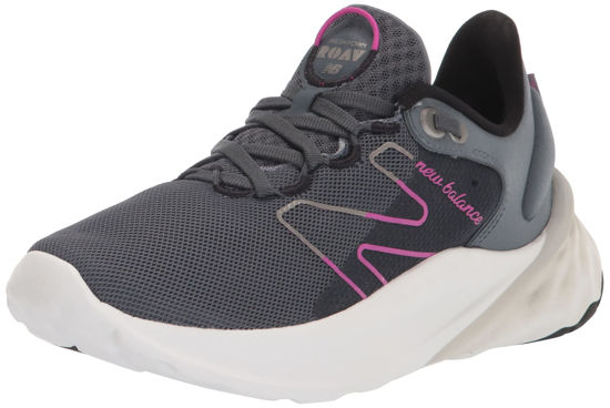 Picture of New Balance Women's Fresh Foam Roav V2 Running Shoe, Black/Grey/Pink, 7 - Size: 7