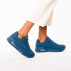 Picture of Skechers womens Uno - Stand on Air Sneaker, Blu, 7 US - Size: 7